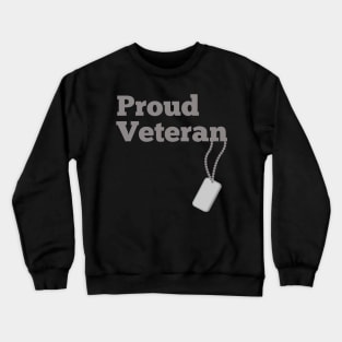 Proud veteran Crewneck Sweatshirt